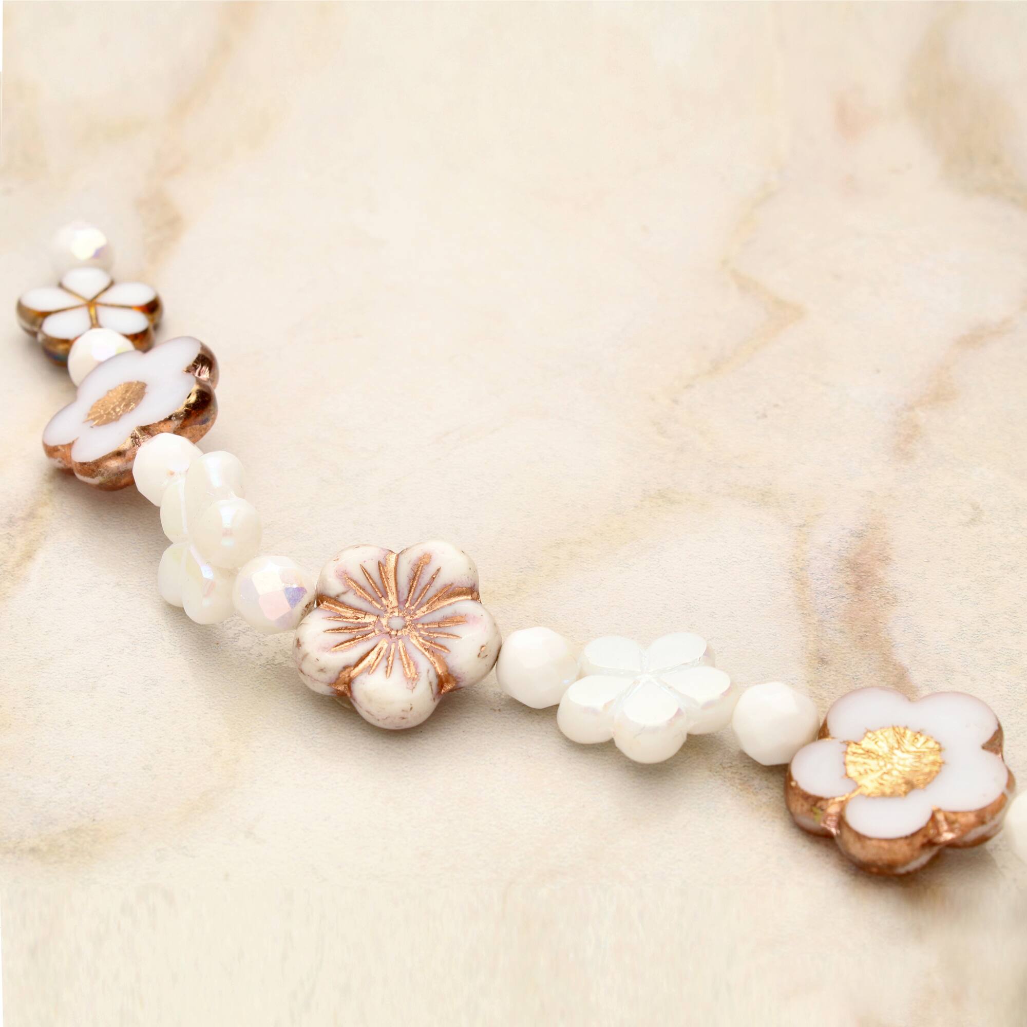 Winter Garden Czech Glass Flower Bead Mix by Bead Landing™